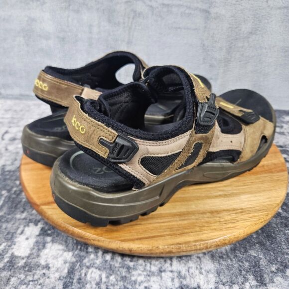 Ecco Yucatan Offroad Sandals Men\'s 46 / 12 Brown Leather Hiking Sport Outdoor main image 8